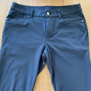 Lululemon Mens ABC Pant - Slim Fit - Navy- 33 Waist 30 Length